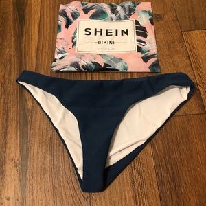 Navy Blue Shein Swimsuit Bottoms